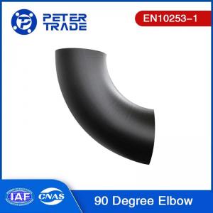 EN10253-1 S235 S265 Carbon Steel 90 Degree Pipe Elbow SCH 5 To SCH XXS For Changing Directions of Piping Systems