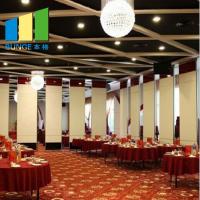 China Flexible Room Division Wooden Soundproof Hanging Movable Partition Walls on sale
