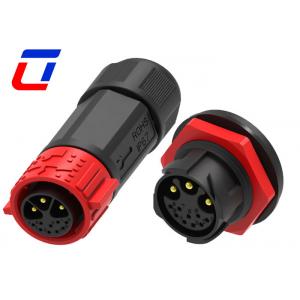 30A Waterproof Power Connector 9 Pin Data Industrial Plug And Socket IP67