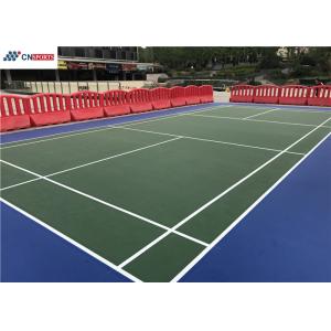 CN-S01 Silicon PU Tennis Synthetic Acrylic Flooring 26 Springback For School