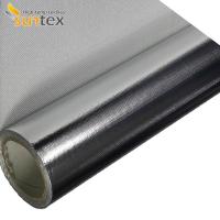 China Aluminum foil fiberglass material Heat Reflecting fiberglass fabric aluminum foil coating on sale