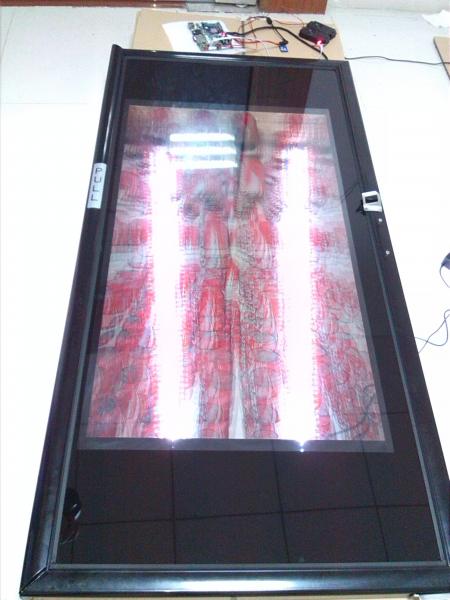 Indoor MP3 JPG BMP Transparent LCD Panel 1920 × 1080 Resolution
