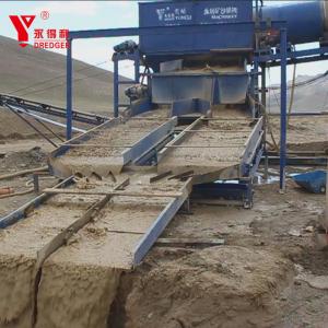 China 106kw Alluvial Gold Washing Plant Mobile Gold Wash Plant With Pulsating Sluice Box supplier