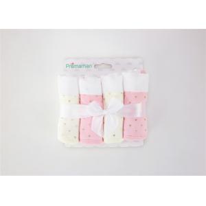 4 Pack Cute Printed Baby Bath Washcloths For Newborns AZO Free Eco Friendly