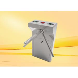 Waterproof Semi automatic  Access Control Tripod Turnstile Gate With RFID Reader
