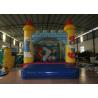 China 0.55mm PVC Tarpaulin Inflatable Smurf Jumping Castle House / Small Baby Bounce House wholesale