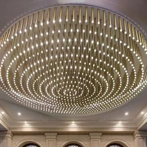 Luxury Crystal High End Modern Chandeliers Lighting For Hotel Lobby 110-240V