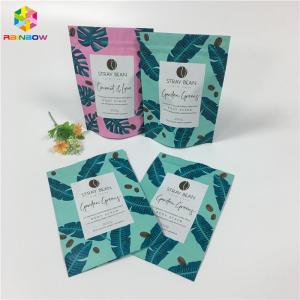 High Barrier Aluminum Foil Custom Printed Snack Bags For Sea Salt / Body Scrub