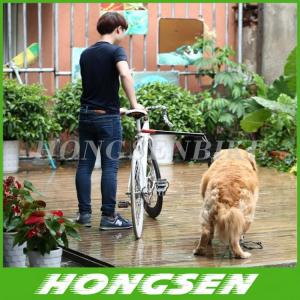 China Retractable & Rotatable Dog Bicycle Leash Bike Lead Attachment Removable Springy supplier