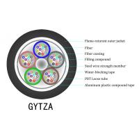 China GYTZA 12 Core Armoured Fiber Optic Cable , TLC Outside Armoured Cable on sale