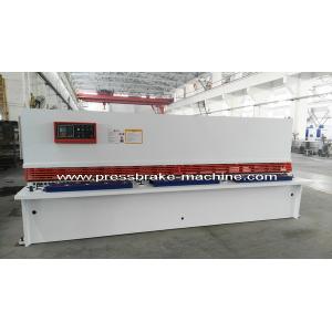 China Plate Hydraulic Sheet Metal Cutting Machine NC Control 8 X 4000mm supplier