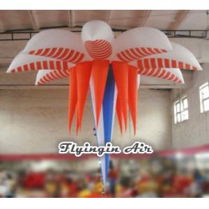 China 3m Hanging Inflatable Flower for Wedding and Exhibition Decoration supplier