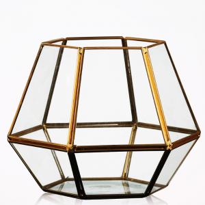 Modern Tabletop Decor Glass Homeware Geometric Terrarium DIY Flower Display Vase