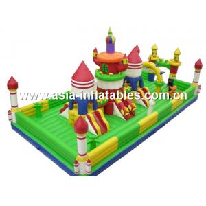 China Giant Jungle Funcity / Inflatable Animal Fun City For Children Park Games wholesale