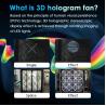 China 2024 New 3d Hologram Advertising Technology 50cm 4 Blades High-Resolution Display 3d Holographic Led Fan Hologram wholesale