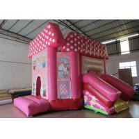 China Pink princess inflatable combo castle lovely inflatable combo house for children commercial inflatable combo on sale