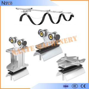 Ball Bearing Cable Trolley Wire Rope Roller For Festoon System Max.Speed 120m/min