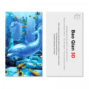 China Lenticular Printing Business Cards Digital Printing Name 3d Plastic Business Cards supplier