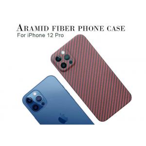 China Camera Full Cover Protection Red Aramid Fibre Case For iPhone 12 Pro Carbon Case supplier