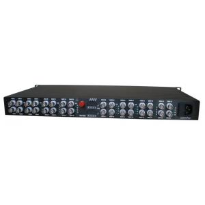 China 32 channels CCTV analog video fiber converter with 8M bandwidth supplier