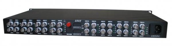 32 channels CCTV analog video fiber converter with 8M bandwidth