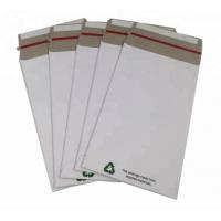 China Recyclable White Cardboard Envelopes , Please Do Not Fold Envelope For Mailing on sale