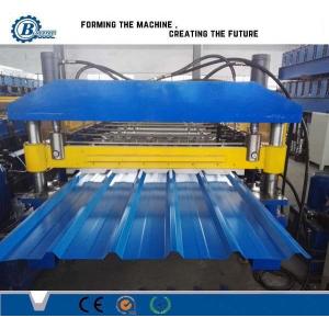 China Customized Sheet Roll Forming Machine For Trapezoidal Roof Cladding Sheet supplier