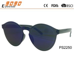 China 2018 lunettes de soleil ovales unisexes de nouveau style, polarisées 400 UV lentille, temple de PC supplier