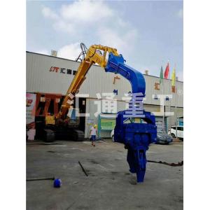 PC120 12t Excavator Hydraulic Pile Hammer 360 Rotating Low Noise