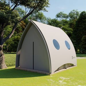 China Commercial Glamping Tents Included Optional Accessories And Mesh Windows With Zippered Covers wholesale
