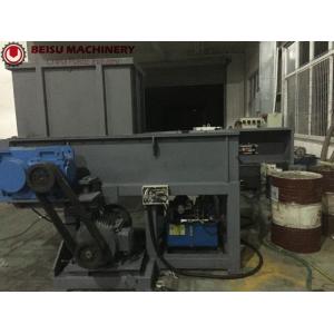 China Single Shaft Industrial Plastic Shredder Machine Rotary Blade V Shape Installation supplier