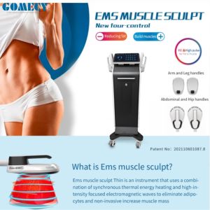 China Portable Ems Body Sculpt Muscle Stimulator Machine Four-channel Four-control Electrical Stimulation Weight Loss Slimming Machine wholesale