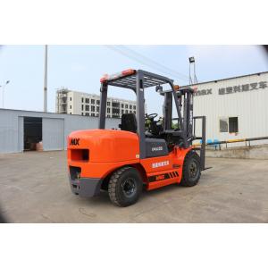 China 3 ton capacity diesel engine forklift truck CPCD30 with closed cabin with air condition ISUZU Mitsubishi engine optional supplier