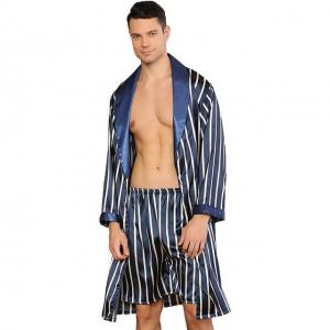 China Sleeveless Simulation Men'S Cotton Summer Pajamas Warm Bathrobe supplier