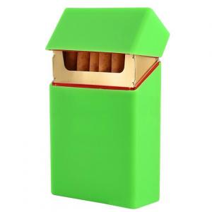 China Gift Silicone Cigarette Case Tobacco Storage Box Silicone Blank Cigarette Pack Holders supplier