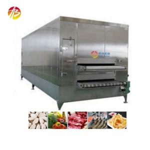 13800*3200*2500mm Iqf Tunnel Freezing Machine for Frozen Vegetables Fruit Shrimp