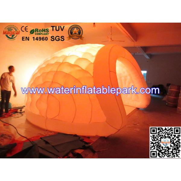 China Encendiendo la tienda inflable de Luna para el partido, encienda el iglú inflable de la tienda de la bóveda wholesale