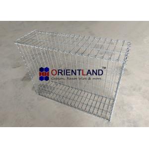 Corrosion Resistant Welded Gabion Baskets Aperture 5cm×10cm Size 1m×0.8m×0.3m