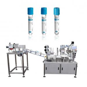 China Clean Bench Automatic Round Tube Bottle Filling Labeling Machine Reagent Electric Vial supplier