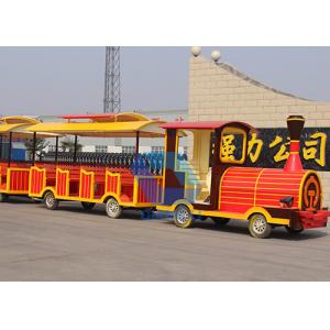 China High quality 32 seats petrol tourist trackless road train with for sale supplier