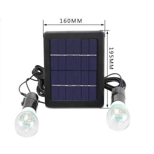 4000mah Li Ion Battery 2pcs 3w 20led, Solar Light For Inside Garage
