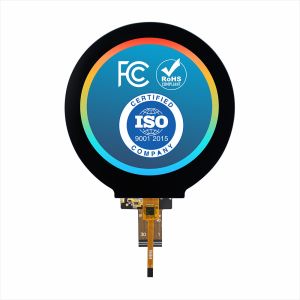 China 3.4 inch Round TFT LCD Display With Capacitive Touchscreen MIPI DSI wholesale