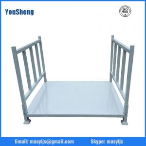 China Heavy duty Long Stacking Iron Rack in Blue+Green+Red colors for long rugs or fabrics rolls supplier