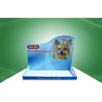 China Advertisment Countertop Cardboard Display Stands / Paper Display Tray for Pet Shampoo on sale