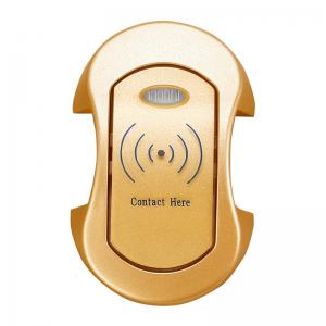 China Gold RFID Electronic Card Cabinet / Card Lock for Sauna Bathroom SPA Room supplier