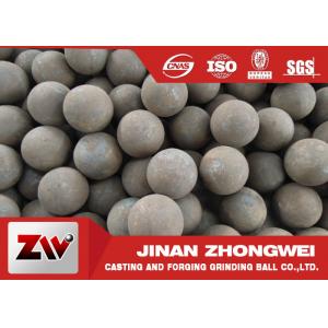 Mineral used forged steel balls B2 B3 60mn material HRC 55-65