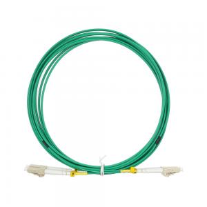 LC UPC Duplex OM3 LSZH Patch Cord Fiber Cable Multimode Green Color