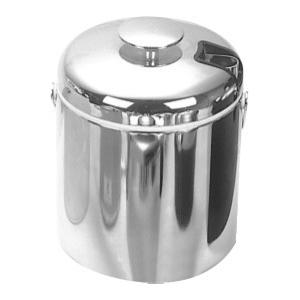 China Polished Chrome Plated Hotel Ice Buckets With Plastic Bucket Inner supplier
