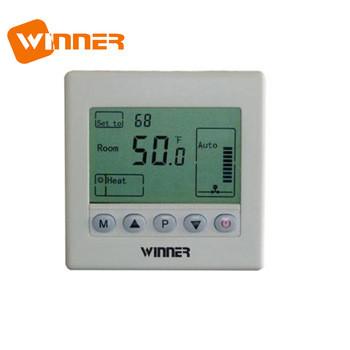 4 Pipe Fan Speed Control Digital Room Thermostat Coil Unit Control AC220V Modbus RS485 Fan