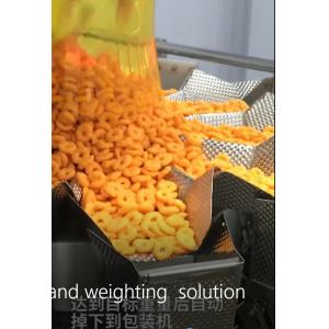 PLC Puffed Snack Food Packaging Machine Multi Head Weigher